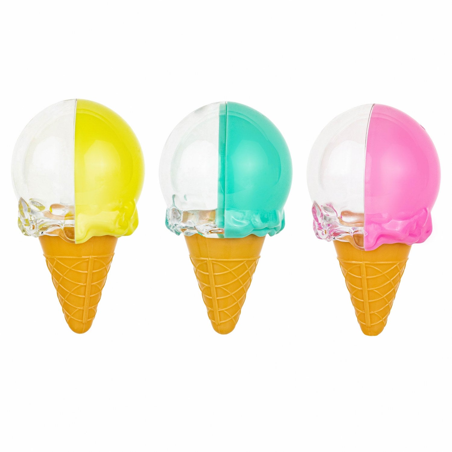 Ice Cream Shaped Acrylic Candy Boxes 12 Pack 1.96"X3.54"